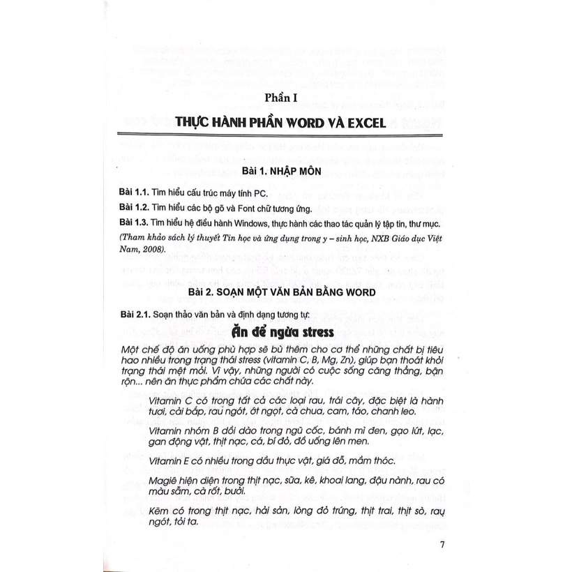 Sách - Thực Hành Tin Học Và Ứng Dụng Trong Y - Sinh Học (Dùng cho đào tạo bác sĩ y học cổ truyền)