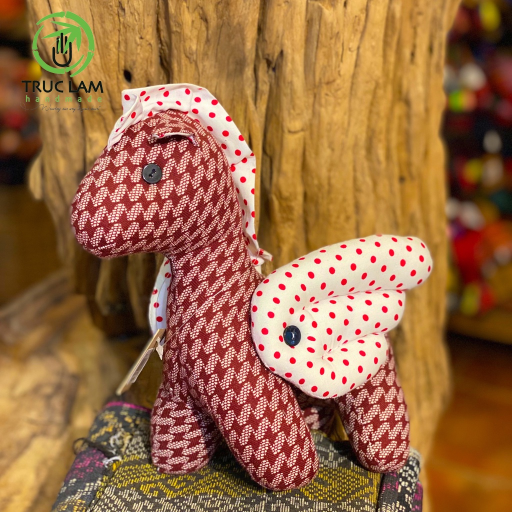 Đồ Chơi Cho Bé Thú Nhồi Bông Hình Con Ngựa Pony Vải Hoa Bông Gòn Cao Cấp P3 – Trúc Lâm Handmade