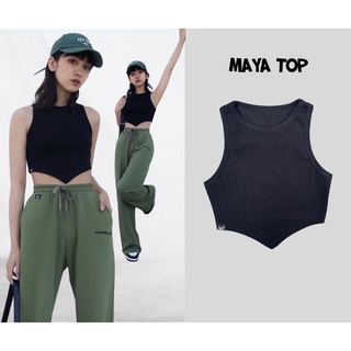 Áo Maya Top tà nhọn 3 màu