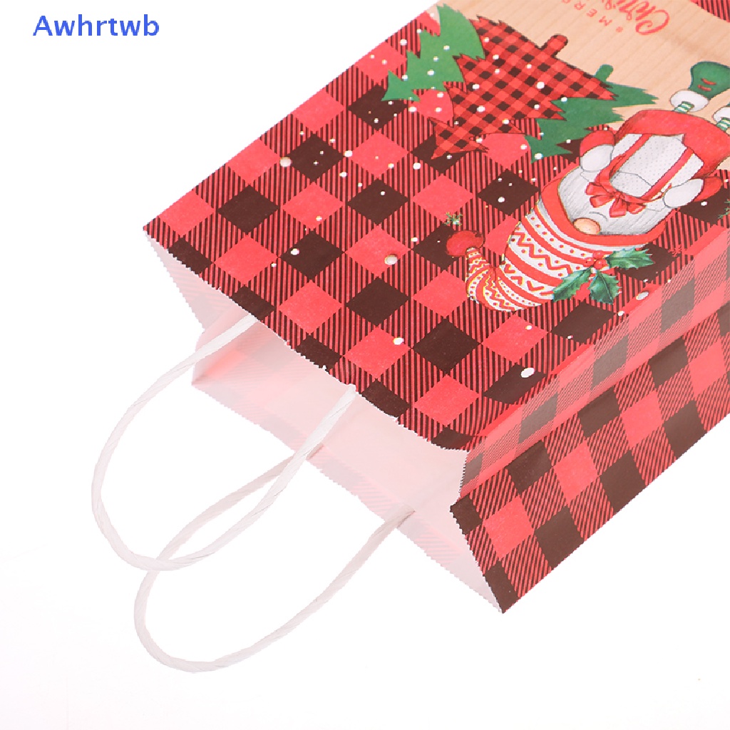 Set 6 Túi Giấy Đựng Bánh Kẹo Giáng Sinh Mới