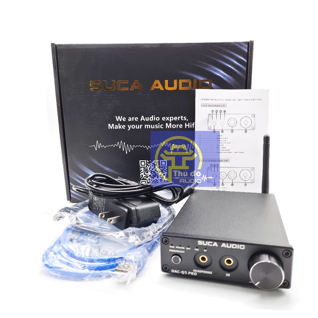 Bộ giải Mã âm Thanh DAC SUCA Q5 Pro V2 Bluetooth 5.0 aptX - DAC Q5 PRO