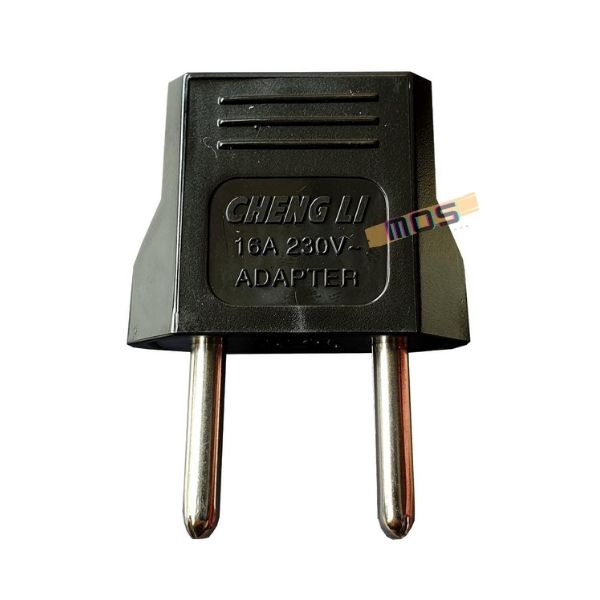 Phích cắm chuyển đổi chân cắm từ tròn ra dẹp/ dẹp ra tròn ⚡⚡ 1 đổi 1⚡⚡ Chengli Mos Shop