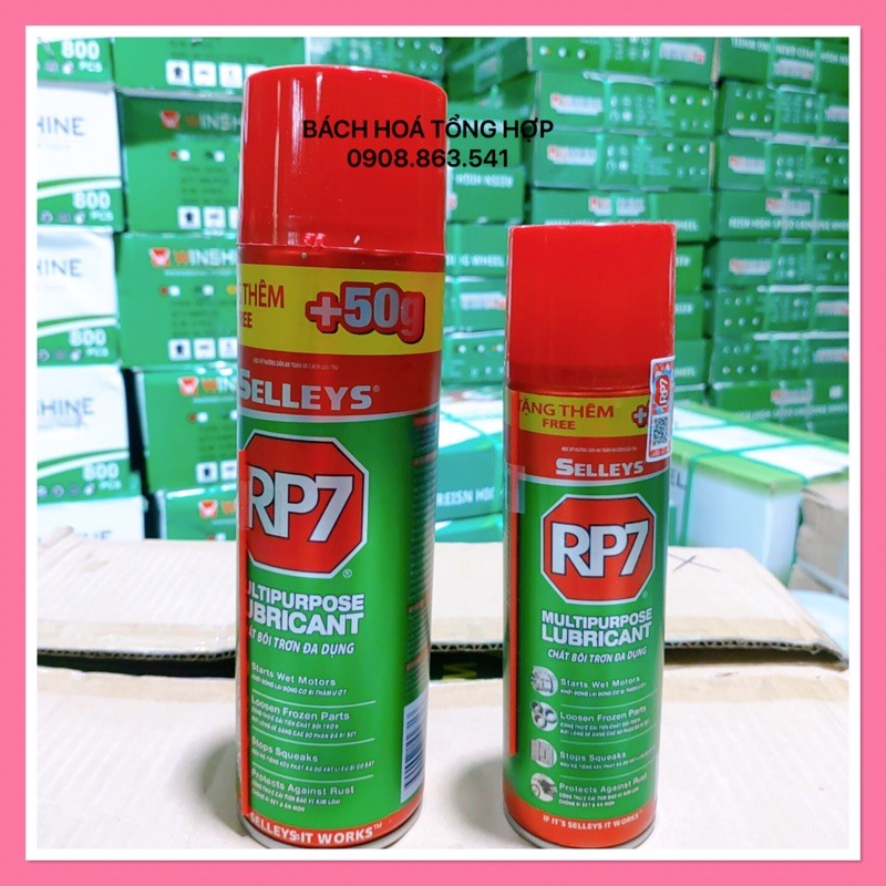 RP7 SELLEYS 175g,350g Xịt Bôi Trơn Và Bảo Vệ Thiết Bị Chống Rỉ Sét