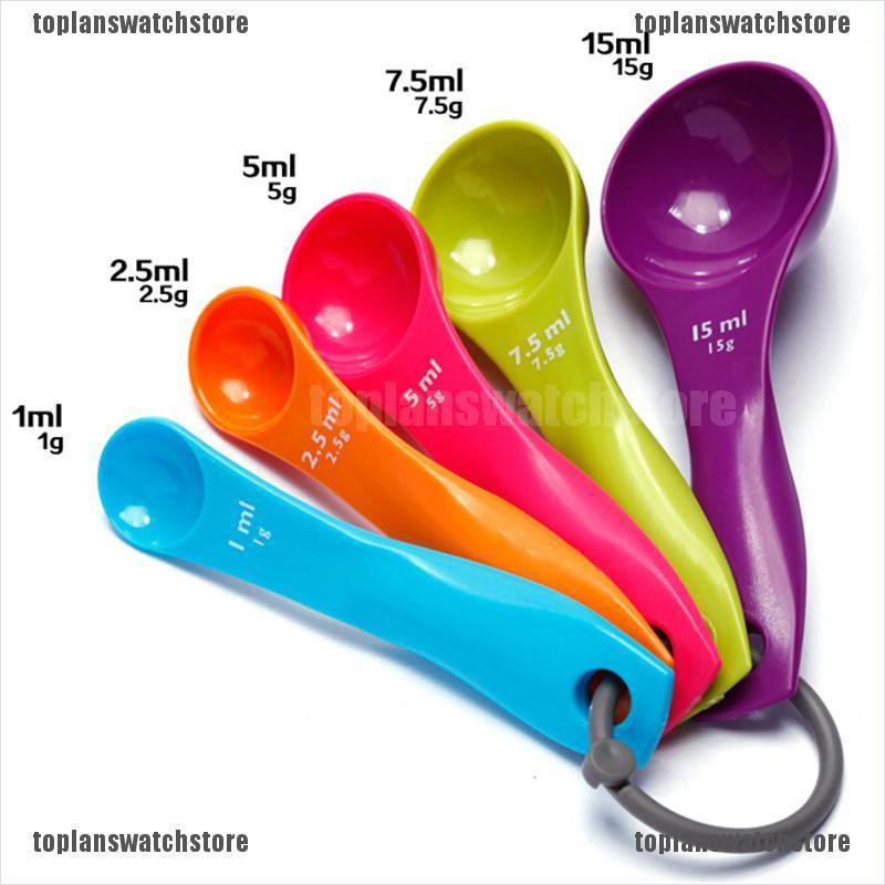 Set 5 Muỗng Đo Lường Làm Bánh Tiện Dụng Chất Lượng Cao