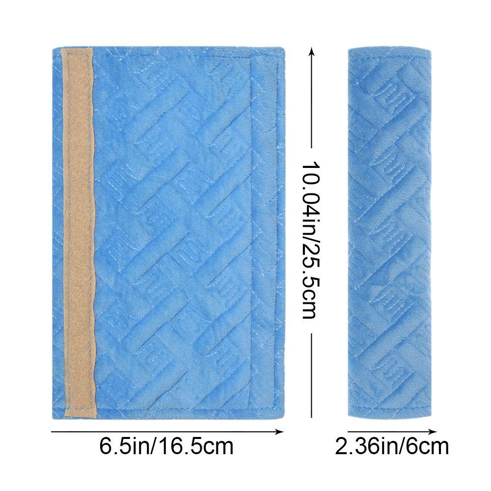 BTLIMER Bộ 2 Vỏ Bọc Dây Đai An Toàn Xe Hơi Bằng Vải Lông Nhung Nhiều Màu Chống Trượt