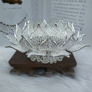 Cài tóc hoa sen DIY hanmade cổ trang