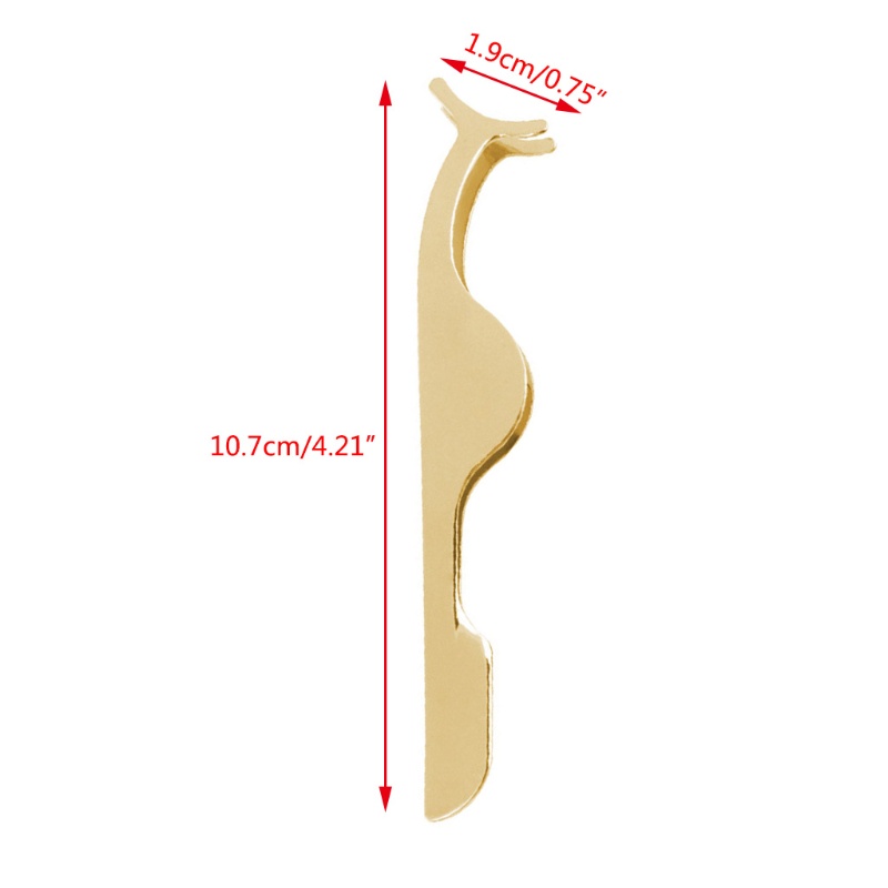 Set 2 Nhíp Gắn Mi Giả Bằng Thép Không Gỉ