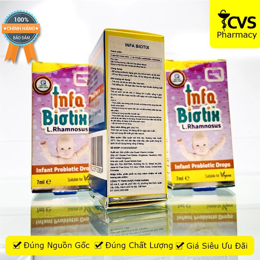 Infa Biotix Drops (Chai 7ml) - hỗ trợ tăng cường tiêu hóa &amp; sức đề kháng, bổ sung Probiotic cho trẻ - cvspharmacy