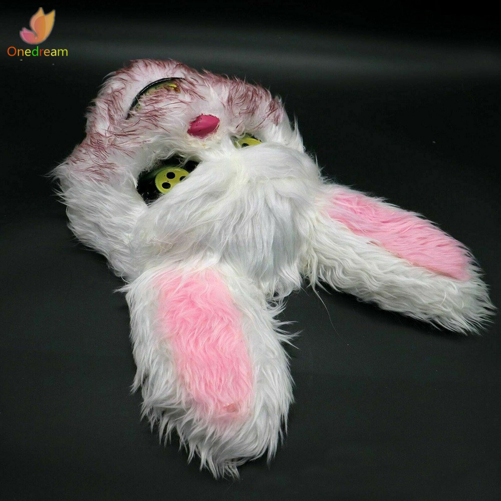 Mặt Nạ Hoá Trang Thỏ Kinh Dị Cho Halloween