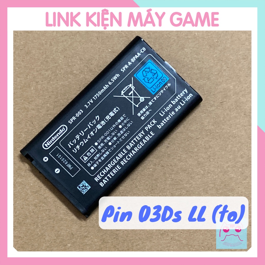 Pin Zin bóc máy thay thế NINTENDO 3DS/ DSI/ DSIXL/ 2ds/ New3ds/ Ds Lite