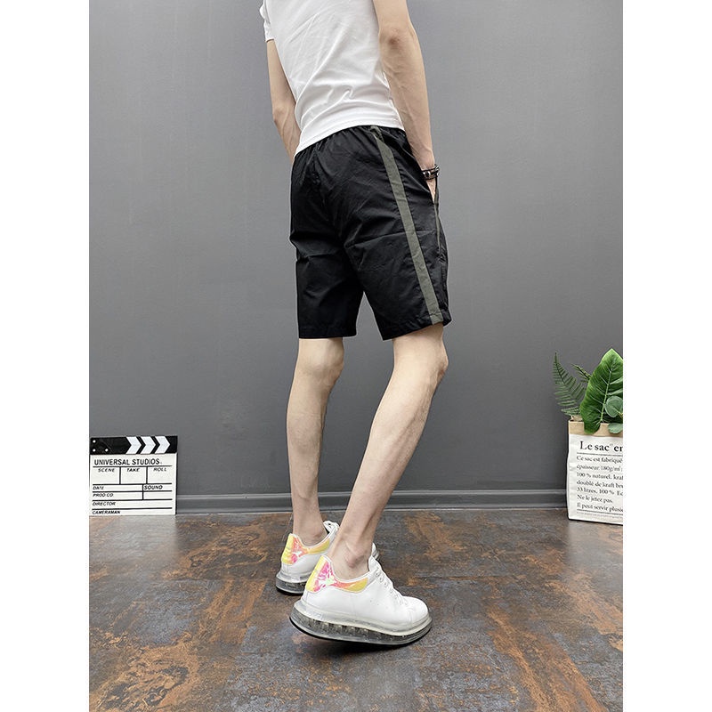 Quần Short Thể Thao Vải Mỏng Dáng Rộng Nhanh Khô Cá Tính Cho Nam