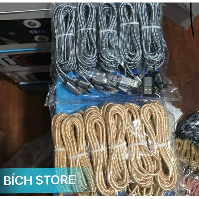 Cáp Sạc Bọc Dù 3m- An Toàn Bền Bỉ