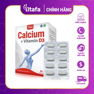 Viên uống bổ sung calcium + vitamin d3 - hỗ trợ xương khớp, răng chắc khỏe, tăng chiều cao, chống loãng xương
