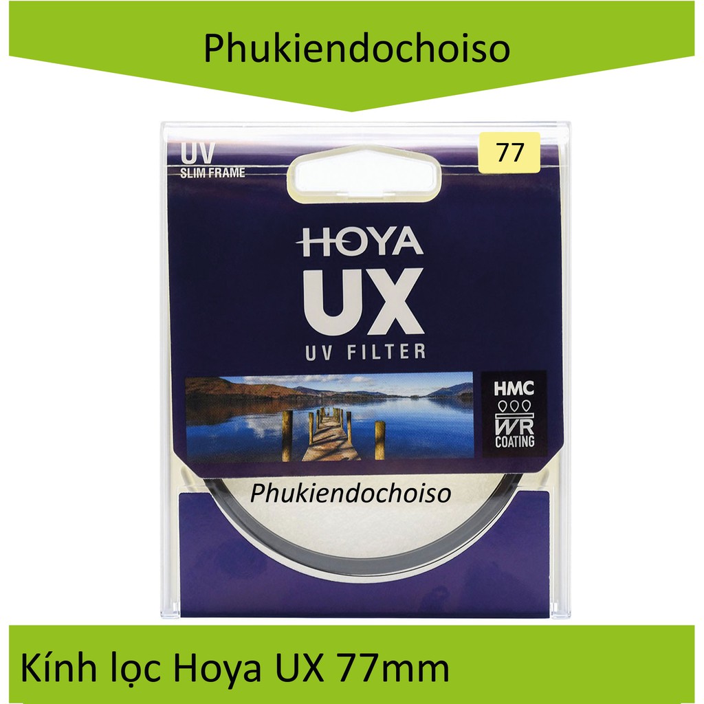 [Mã 159ELSALE hoàn 7% đơn 300K] Filter Kính lọc Hoya UV UX 77mm, Chính hãng Tixiai