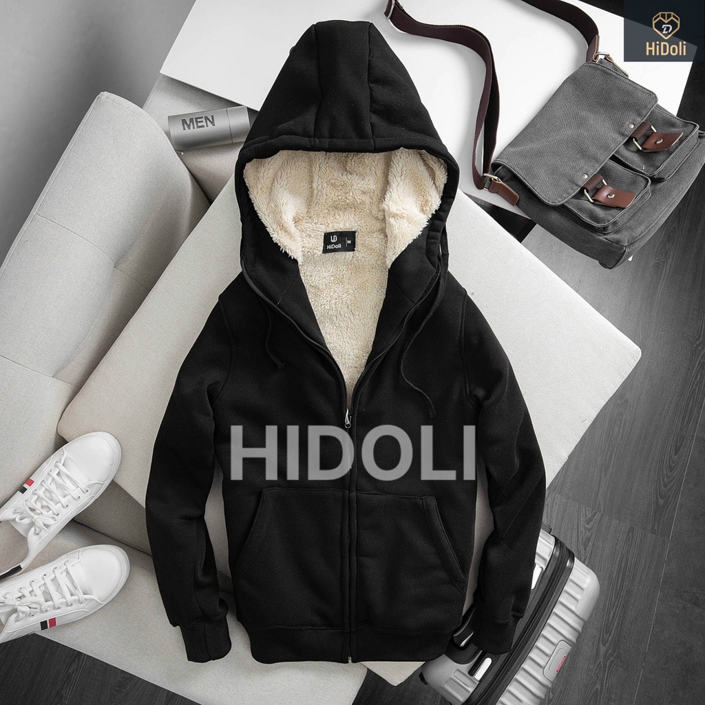 (số lượng có hạn) Áo hoodies nam lót lông. áo lót lông cừu nam cao cấp cực ấm kiểu dáng hàn quốc siêu hot 2022 HIDOLI | BigBuy360 - bigbuy360.vn