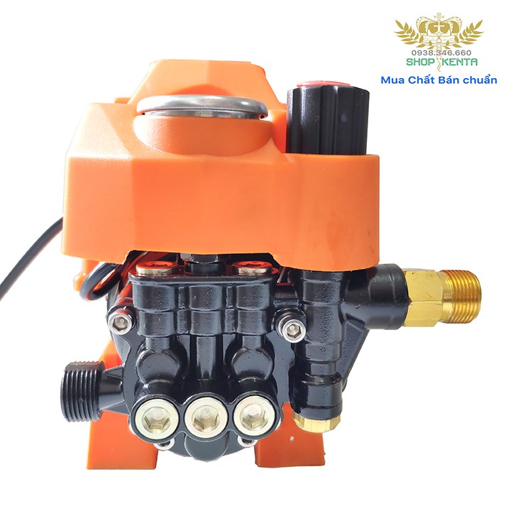 Máy rửa xe DÂY ĐỒNG OSAKA RS4 có chức năng chỉnh áp - 2800W - Dây cao áp 15m - Tặng kèm cây nối dài vòi phun