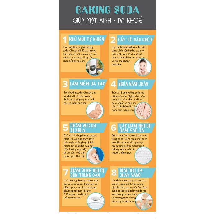 BAKING SODA MỸ ĐA CÔNG DỤNG