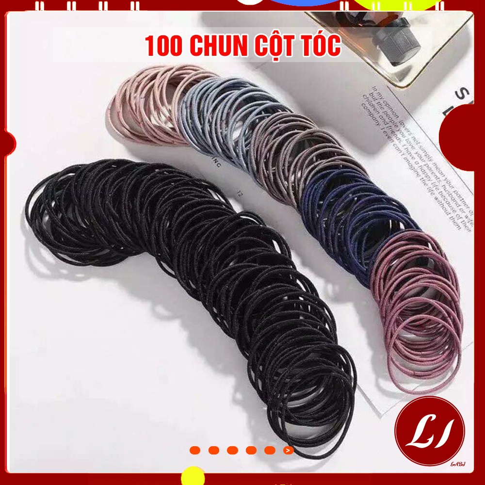 Set 100 chun buộc tóc cho mẹ và bé