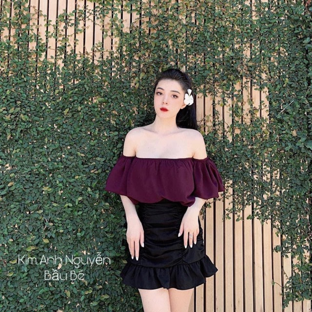 SET ÁO BẸT VAI + CHÂN VÁY ĐUÔI CÁ BIGSIZE