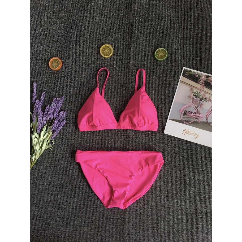 [Mã SKAMFSW175 giảm 10K đơn 50K] Bikini tam giác đơn giản( nhiều màu)