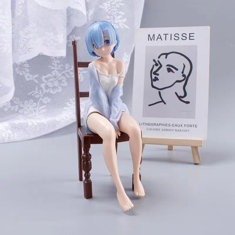 (Có sẵn 17cm) Mô Hình Nhân Vật Ram &amp; Rem - Mô hình RE:ZERO