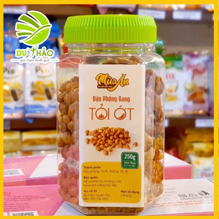 Đậu phộng Tây Ninh cháy tỏi ớt 250g, đậu phộng rang cháy tỏi giò ngon, ăn vặt Sài Gòn