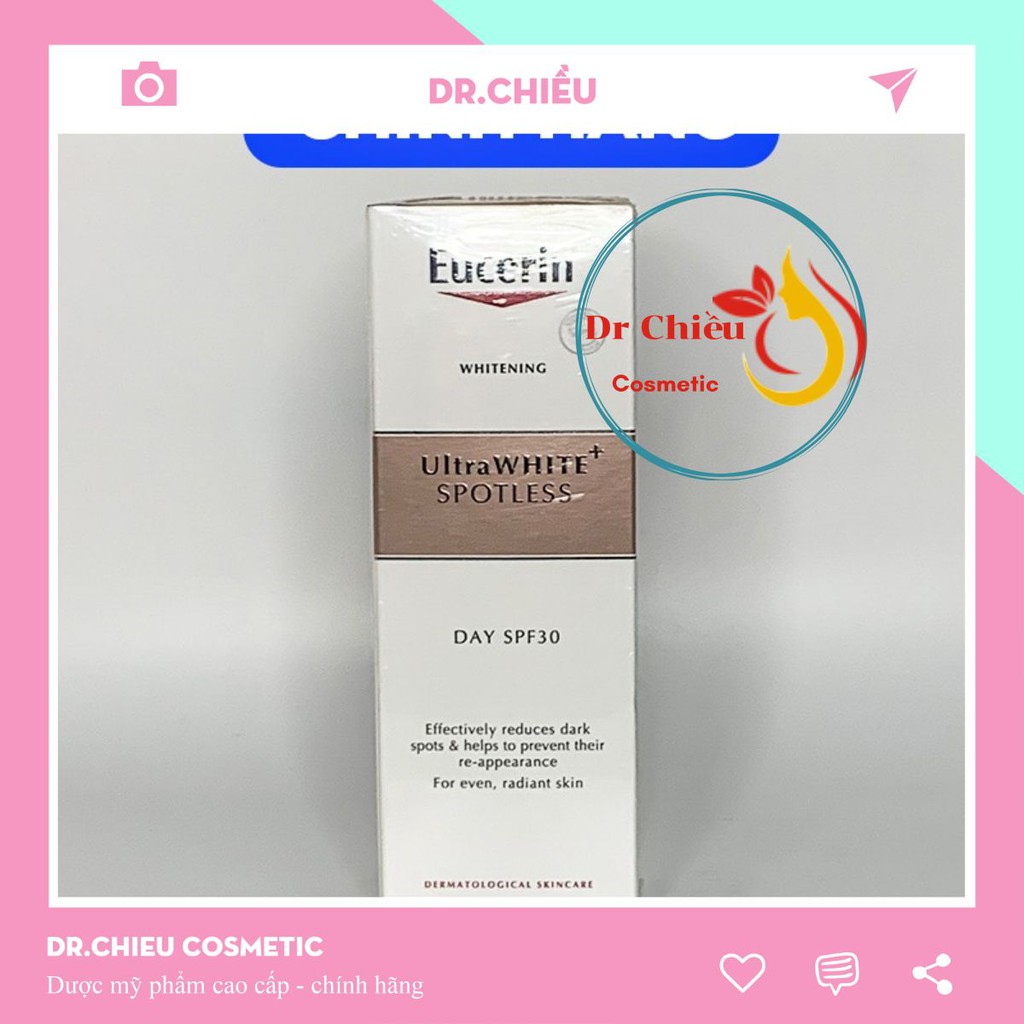 Kem Dưỡng Trắng Da Ban Ngày Eucerin⚜️ CHÍNH HÃNG ⚜️Kem Dưỡng Trắng Da Ban Ngày Eucerin UltraWHITE+ SPOTLESS Day SPF30 50