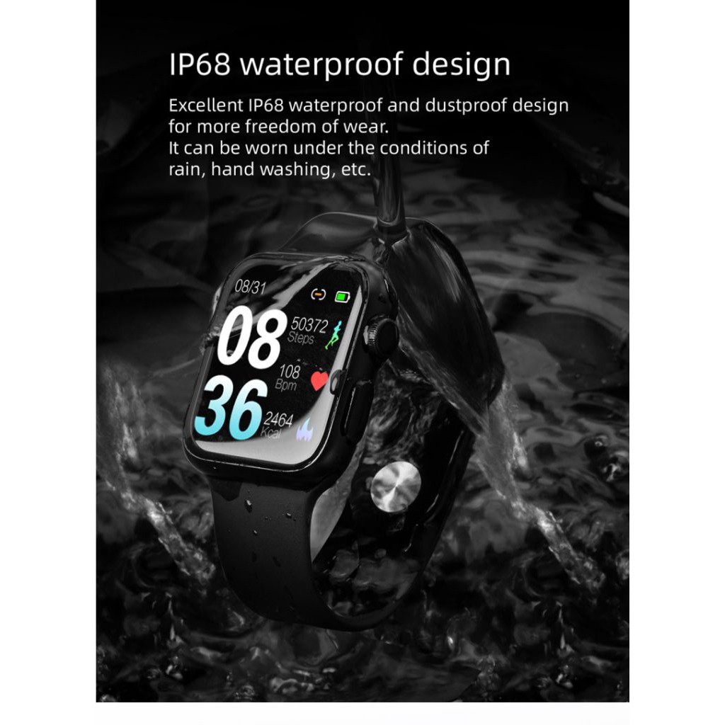 Đồng hồ HAFU P20 Smart Horloge IP68 thông báotin nhắn cuộc gọi