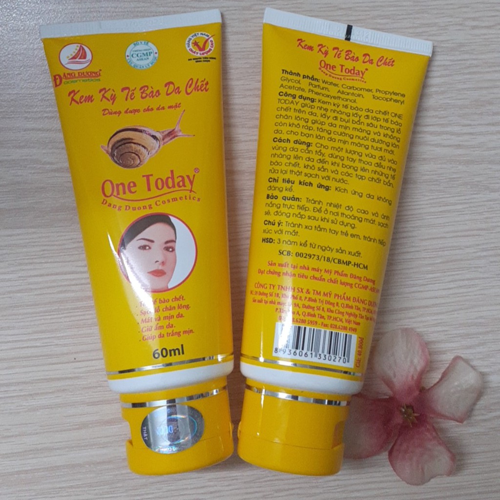 Kem Kỳ Tế Bào Da Chết Trên Da One Today 60g