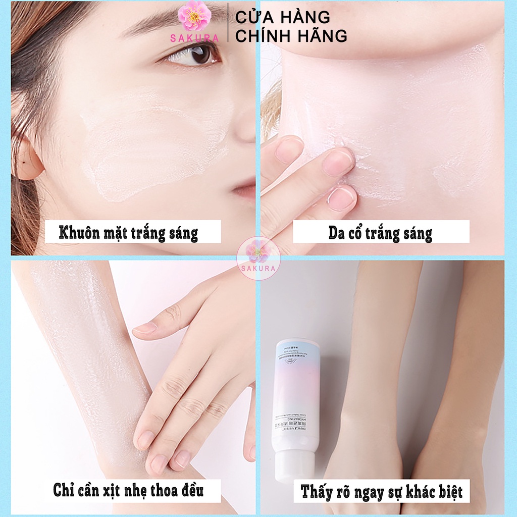 Xịt chống nắng trang điểm IMAGES makeup che khuyết điểm trắng da nội địa trung SAKURA 150ml