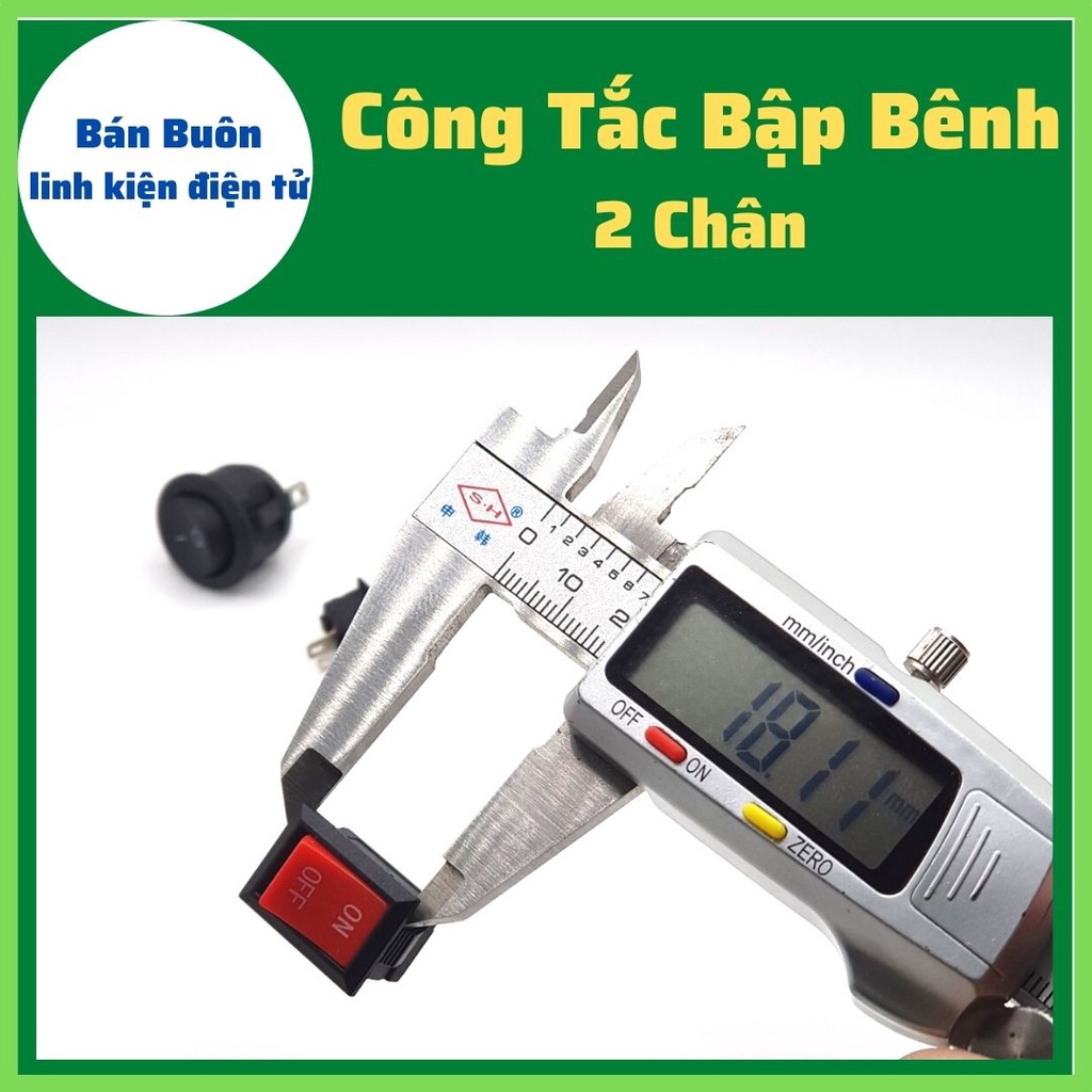 Công tắc bập bênh 2 chân, on/off