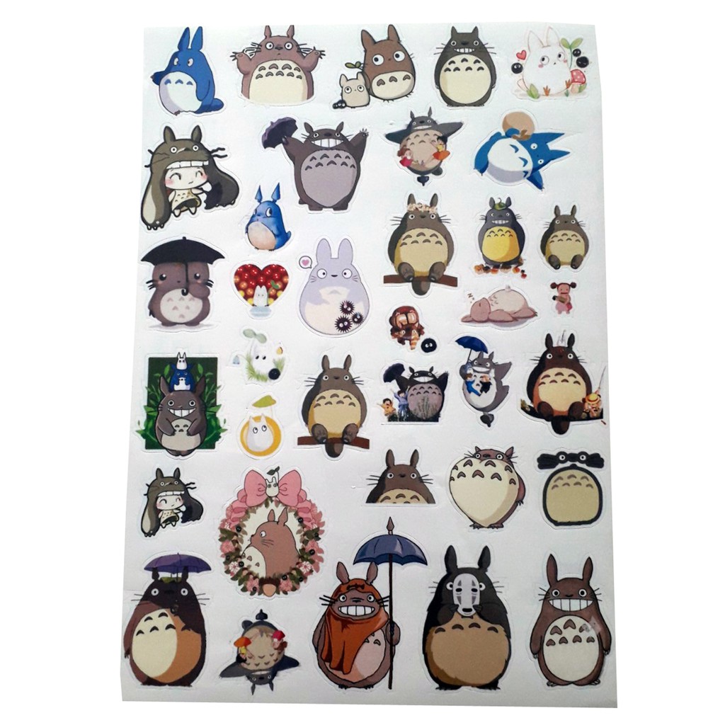 Sticker/ Hình dán anime Totoro