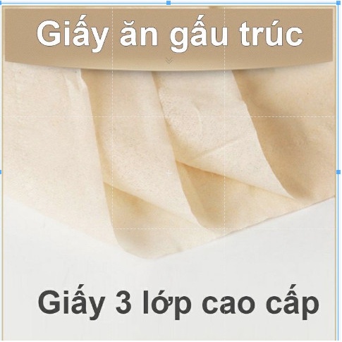 Giấy ăn gấu trúc siêu dai 1 gói 300 tờ hàng xưởng