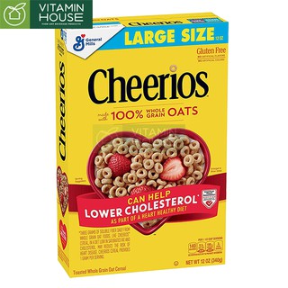 Bánh Ngũ cốc ăn sáng Cheerios Mỹ 340g [VITAMIN HOUSE]