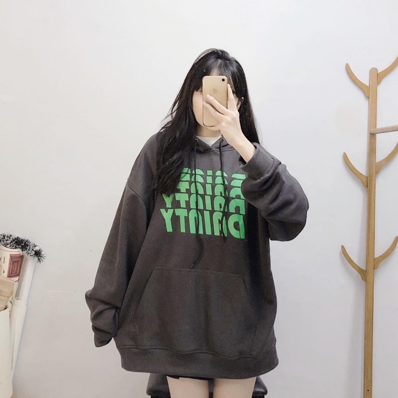 [sẵn] Áo Hoodie Dáng Rộng Hoạ Tiết DAIATY PQK [nam nữ mặc ]