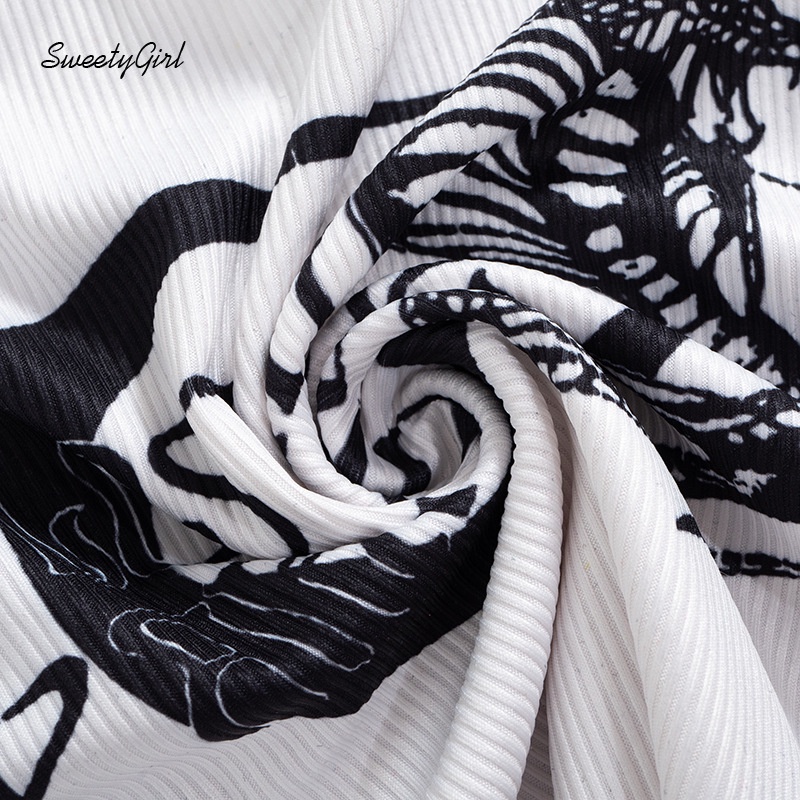 Áo Tank Top Cổ Chữ U In Chữ Màu Trắng Tương Phản Thời Trang 2022 Quyến Rũ Cho Nữ