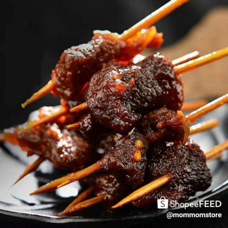 QUE THỊT XIÊN VIÊN HUN KHÓI - Lùn Con Food
