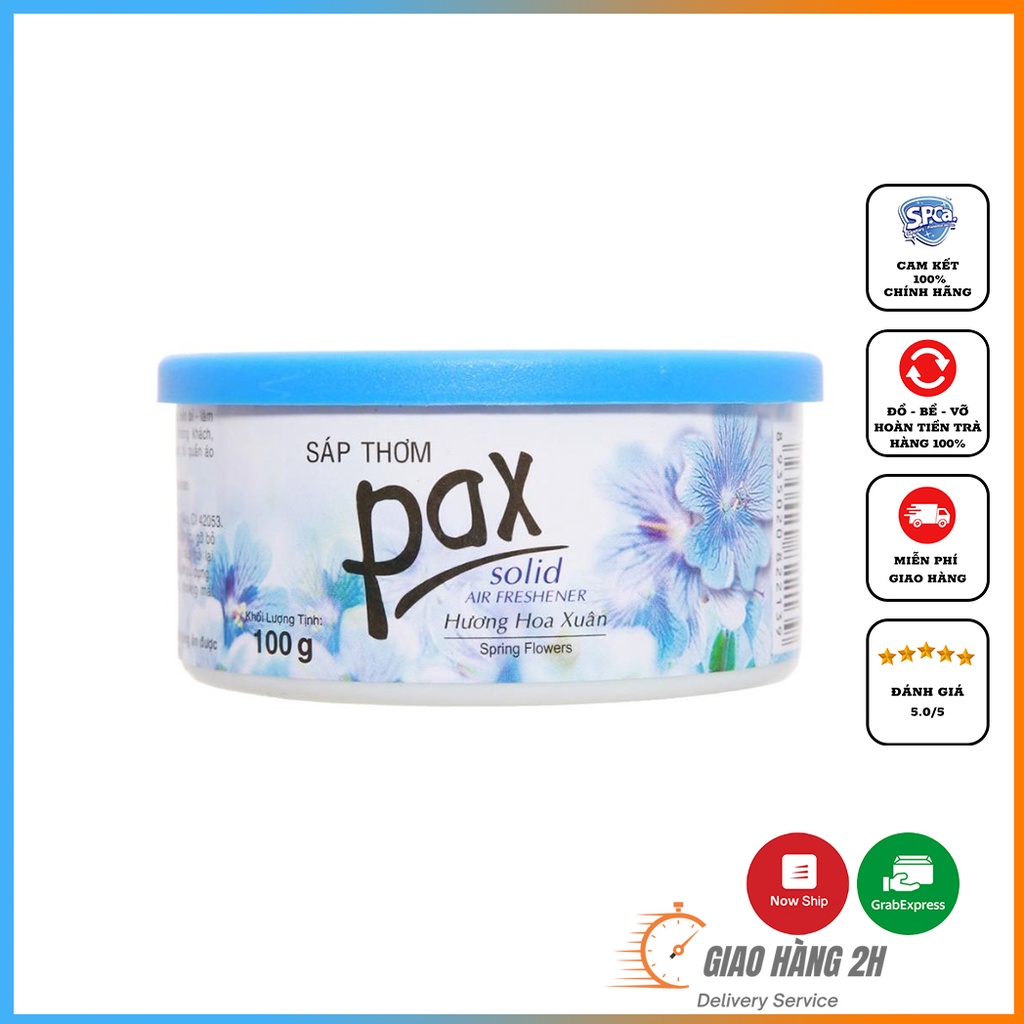 Sáp Thơm Phòng Ngủ Bông Tuyết Pax 100g - Sáp Thơm Khử Mùi Ô Tô, Tủ Quần Áo, Làm Thơm Đa Năng