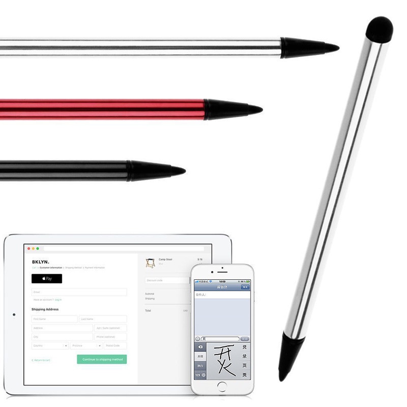 Bộ 3 Cây Bút Cảm Ứng Màu Trơn Thông Dụng Cho iPhone/iPad/Samsung/Xiaomi