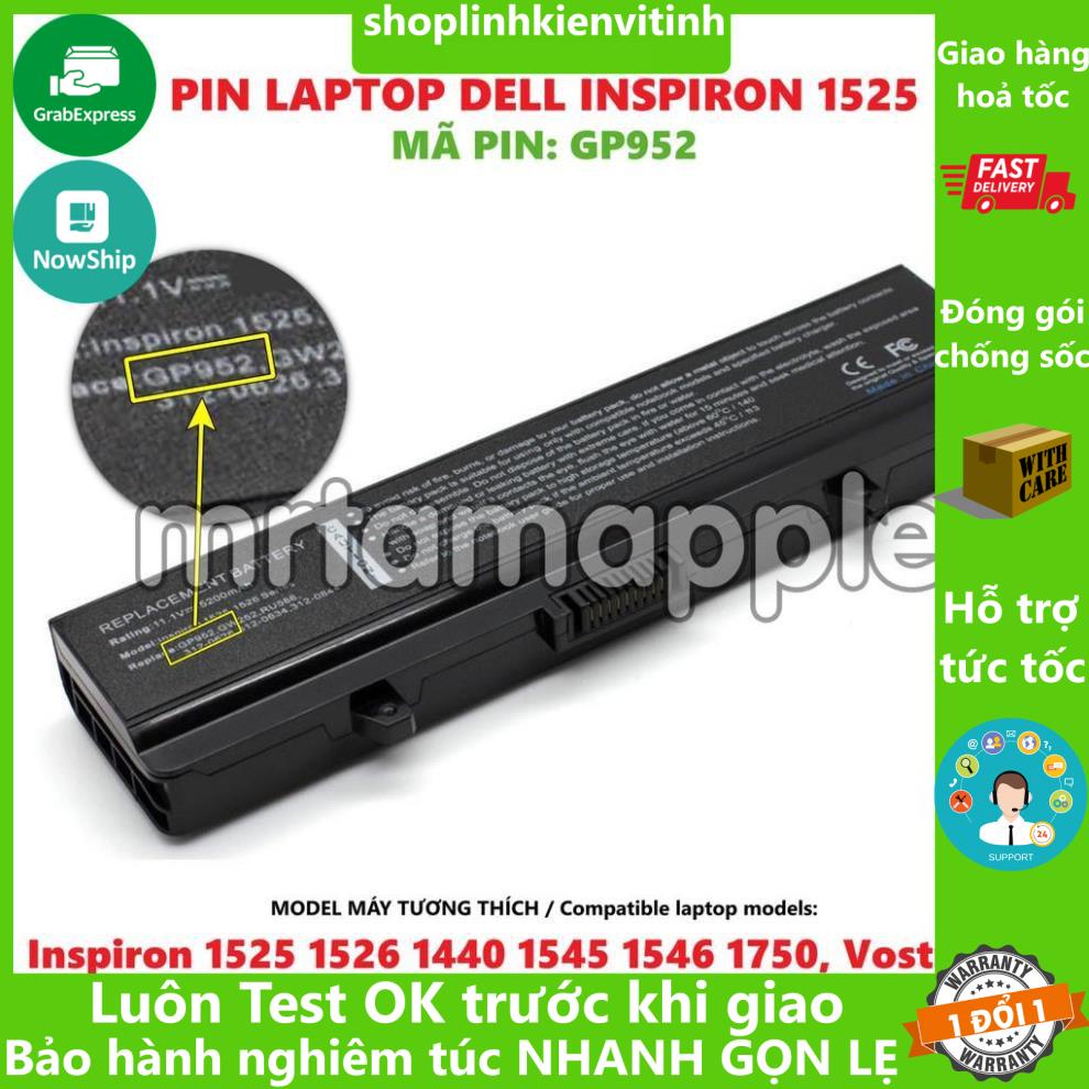 PIN LAPTOP DELL INSPIRON 1525 - 6 CELL - Inspiron 1525 1526 1440 1545 1546 1750
