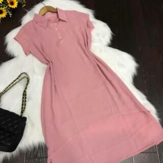 ĐẦM BẦU SUÔNG CỔ SƠ MI