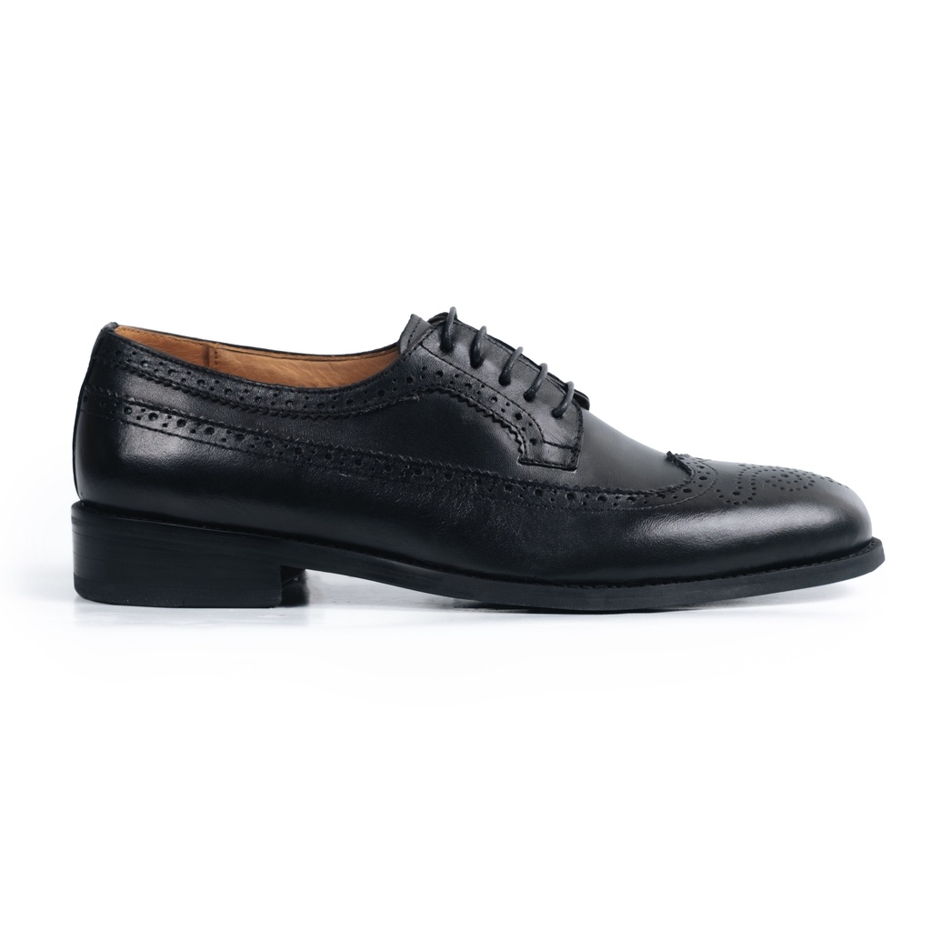 Giày Tây Cao Cấp CLASSIC BROGUES DERBY - DB18 - Da Bò Ý Lót Trong Da Bò Mộc - Thương hiệu Be Classy