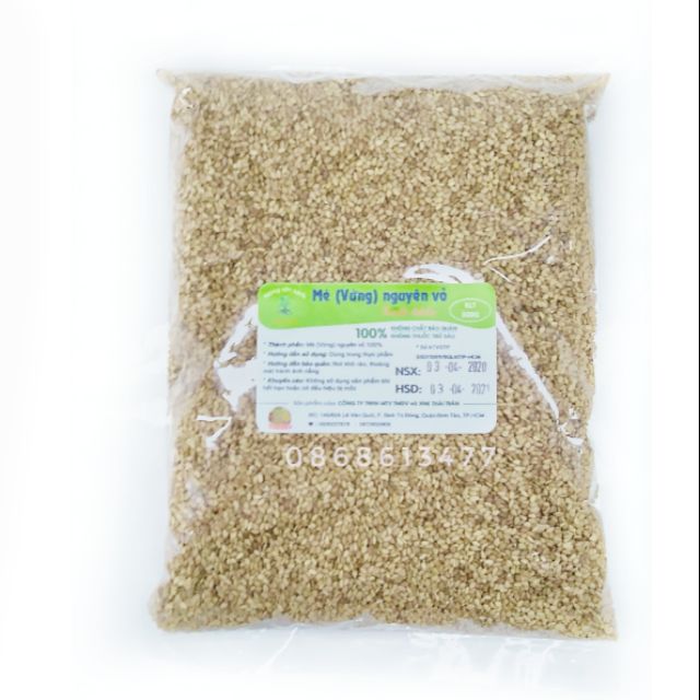 Mè (Vừng) nguyên vỏ 500g