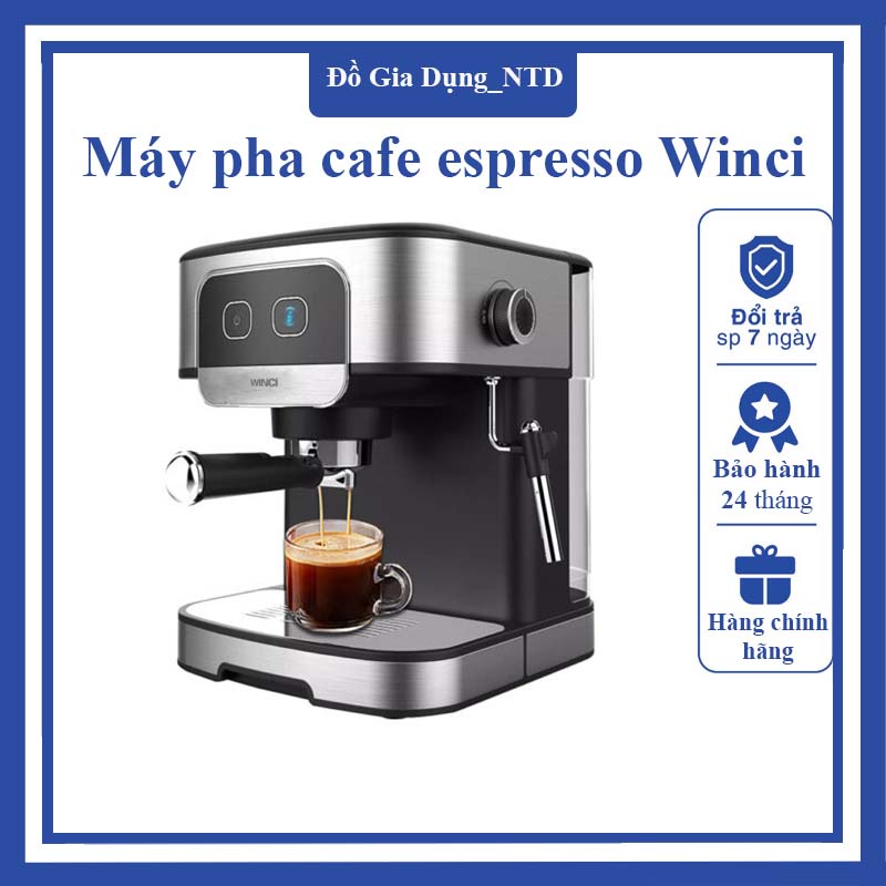 Máy Pha Cafe Espresso Tiross - Máy pha cafe espresso Winci CM3030 thương hiệu đến từ Italya, bảo hành 24 tháng