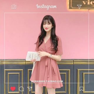 (Order) Váy xòe thắt nơ Moran (ảnh thật ở cuối)