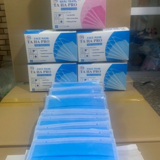 Khẩu trang y tế 4 lớp (Hộp 50 cái)