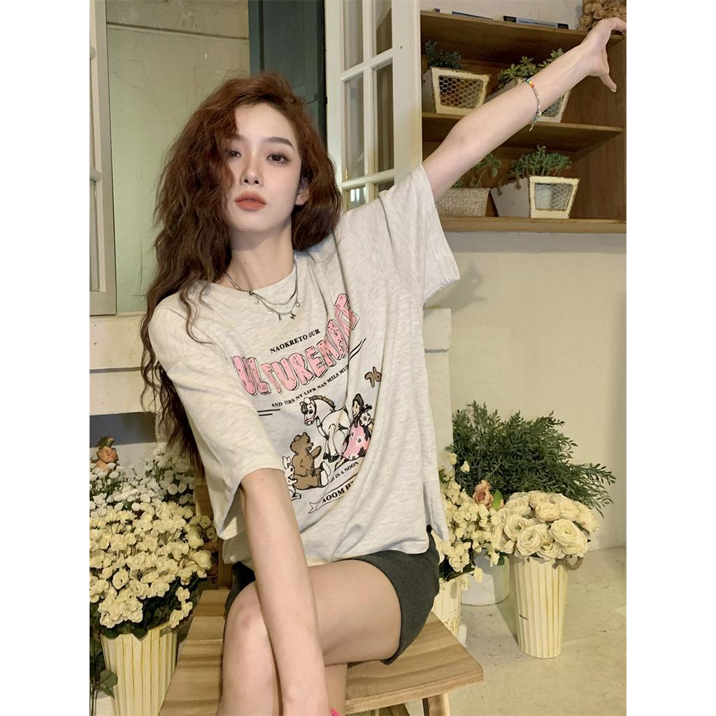 Áo Thun Cotton Nguyên Chất Ngắn Tay In Chữ Off-White 62072