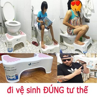 Ghế hỗ trợ đi vệ sinh tránh táo bón Chefman