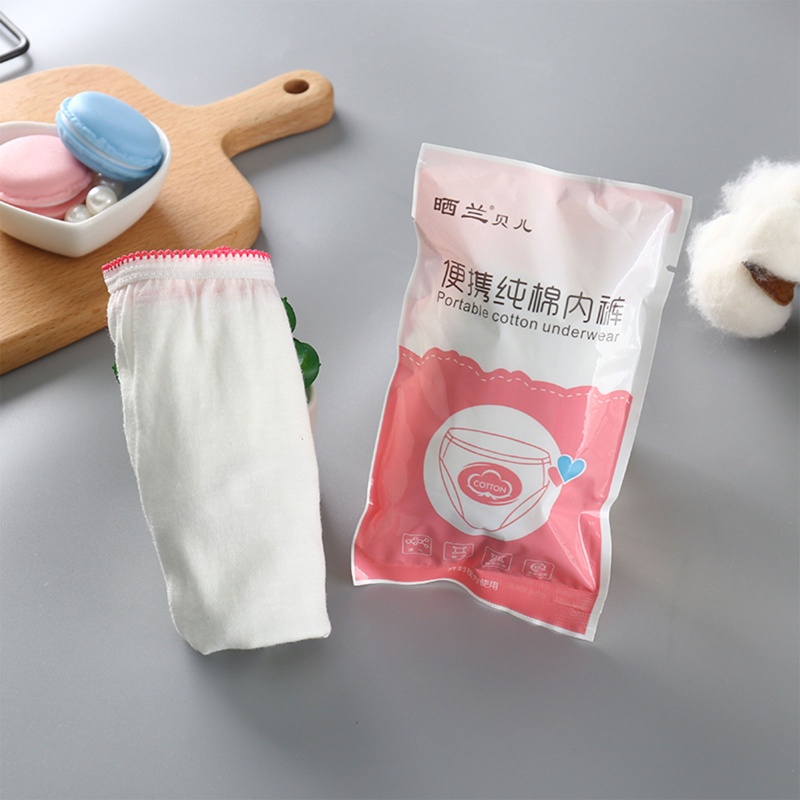 Bộ 5 Quần Lót Dùng Một Lần Thoáng Khí Thoải Mái Cho Mẹ Bầu M / L / X / XL / 2XL / 3XL