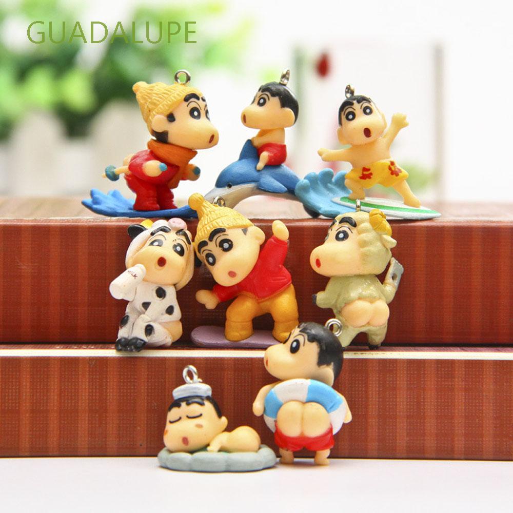 Set 8 mô hình cậu bé bút chì Shin-chan bằng PVC dễ thương